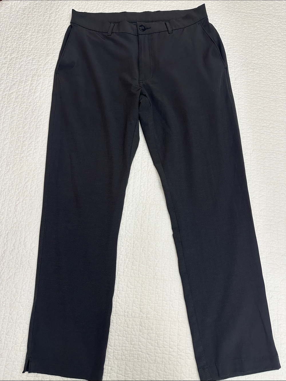 𝅺Men’s Black Callaway Golf Pants 32x30 Lightweight Cotton Blend with Stretch